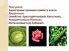 Характерные признаки семейств класса Двудольные. Семейства Крестоцветные, Розоцветные, Мотыльковые