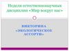Неделя естественнонаучных дисциплин «Мир вокруг нас»