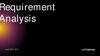 Requirement Analysis