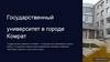 Государственный университет в городе Комрат