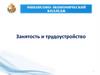 Занятость и трудоустройство