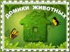 Домики животных