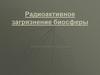 Радиоактивное загрязнение биосферы