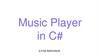 Audio Player in C#