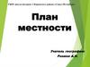 План местности