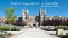 Higher education in Canada