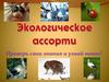 Игра "Экологическое ассорти"