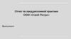 Отчет по преддипломной практике ООО «Строй-Ресурс»