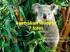 Australian Wildlife. 7 form