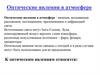 Оптические явления в атмосфере