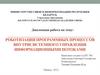 Роботизация программных процессов внутрисистемного управления информационными потоками