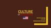 Culture of united states