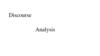 Discourse analysis