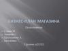 Бизнес-план магазина