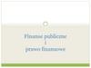 Finanse publiczne i prawo finansowe