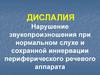 Дислалия. Нарушение звукопроизношения при нормальном слухе и сохранной иннервации периферического речевого аппарата