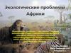 Экологические проблемы - это сложные ситуации, возникающие в связи с вмешательством человека в природные процессы