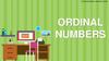 Ordinal numbers