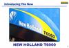 Introducing The New. New Holland T6000