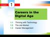 Careers in the Digital Age. Chapter 1