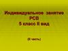 Индивидуальное занятие РСВ. 5 класс. II вид (II часть)