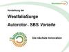 WestfaliaSurge. Autorotor™ SBS Vorteile. Die nächste Innovation