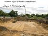 Summary Report of Building Cost Estimates
