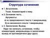 Структура сочинения