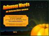 Halloween words an interactive game