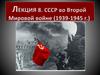 СССР во Второй Мировой войне (1939-1945 г.)