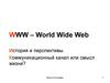 WWW – World Wide Web История и перспективы. Коммуникационный канал или смысл жизни?