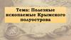 Полезные ископаемые Крымского полуострова