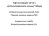 Организация сети с использованием коммутатора
