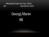 My Favorite Poet - Vladimir Vladimirovich Mayakovsky