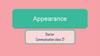 Appearance Starter