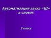 Автоматизация звука «Ш» в словах. 2 класс