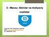 Aktivlar va moliyaviy vositalar. 3 - mavzu