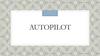 Autopilot. Podstawy teoretyczne