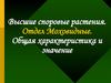 Высшие споровые растения. Отдел Моховидные. Общая характеристика и значение