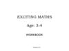 Exciting Maths. Workbook