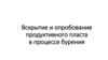 Вскрытие и опробование продуктивного пласта в процессе бурения