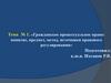 Гражданское процессуальное право: понятие, предмет, метод, источники правового регулирования