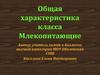Общая характеристика класса Млекопитающие