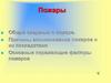 Пожары. Причины возникновения пожаров и их последствия. Поведение на пожаре