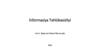 İnformasiya Təhlükəsizliyi. Mövzular