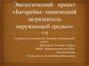 Батарейка - химический загрязнитель окружающей среды