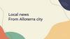 Local news From Alloterra city