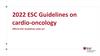 2022 ESC Guidelines on cardio - oncology