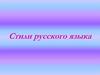 Стили русского языка