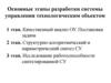 Основные этапы разработки системы управления технологическим объектом